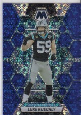 2023 Mosaic Football Luke Kuechly Blue Prizm card  Carolina Panthers  #35/75
