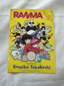 Tarjeta postal original de TV RANMA 1/2 - 5"x7" D/S SDCC 2024 como nueva Viz Media Takahashi - Imagen 1 de 2