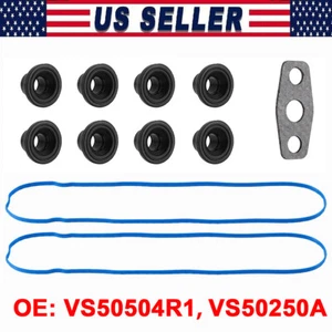 Engine Valve Cover Gasket Set For GMC Chevy Silverado 4.8L 5.3L 6.0L 6.2L 7.0L - Picture 1 of 14