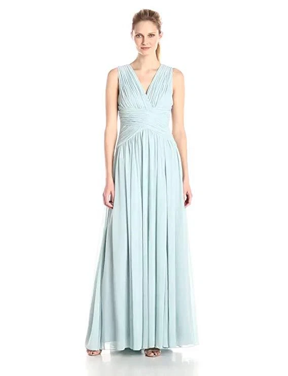 Vestido para mujer Donna Morgan de gasa sin mangas, paloma (gris claro), talla 2 Foto 1 de 1