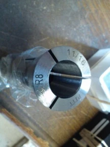 .6875" 11/16 R8 Rundspannzange - Bild 1 von 1