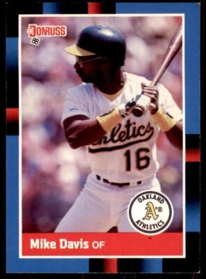 1988 Donruss Mike Davis Baseball Cards #281 - Image 1 of 2