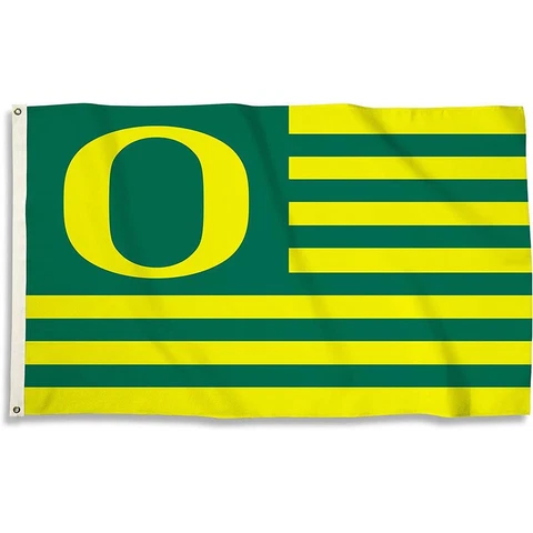 Oregon Ducks 3' x 5' Flag - Stripes Cover