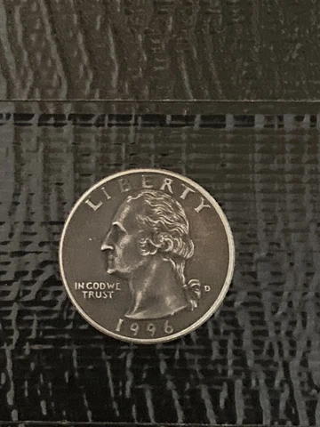 1996 D Black Beauty Quarter ERROR Cover