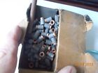 Vintage Box of 91 Apex Bolt Products Lead Copper 8-32 Machine Thread Anchors