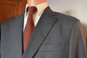 Brooks Brothers 1818 Madison Mens Blazer43R Gray SaxxXon Wool Sportscoat - Picture 1 of 17