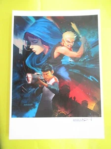 LITOGRAFIA ORFANI TERRA GADGET FIRMATA EMILIANO MAMMUCARI AUTOGRAFATA - Imagen 1 de 7