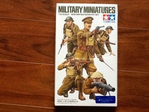 TAMIYA 1/35 WW I BRITISH INFANTRY SET PLASTIC MODEL KIT #35339 FACTORY SEALED - Picture 1 of 3
