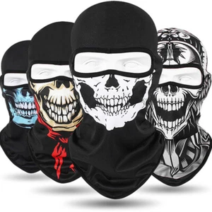Balaclava Skull Full Face Mask Outdoor Fishing Hunting Neck Gaiter Scarf Bandana - Picture 1 of 37