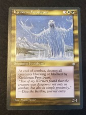 Kjeldoran Frostbeast X4 Ice Age LP MTG Magic the Gathering Cards Play Set
