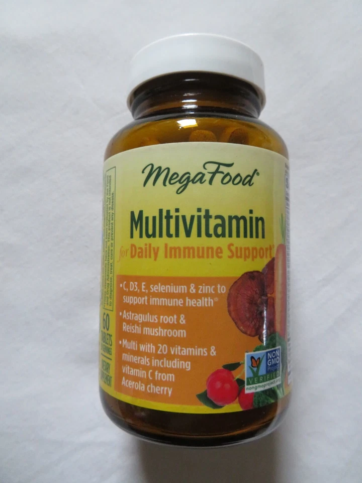 MegaFood MultiVitamin For Daily Immune Support 60 Tablets ! - Image 1 of 1