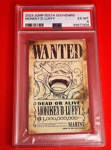 PSA6 One Piece Card Monkey D Luffy Nika WANTED Jump Festa Promo Japanese - Picture 1 of 2