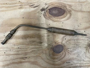 Antique 1900s Prest-O-Lite Wood Handle Plumbers Torch Collectible Tool - Picture 1 of 6