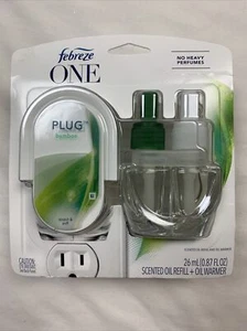 ¡Nuevo! Calentador de aceite de bambú Febreze ONE enchufe más relleno de aceite perfumado de dos caras nuevo - Imagen 1 de 4