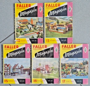 Faller Modellbau 5 Zeischriften Magazin 15.2-16.4-17.6.60+12.08-13.10.1959/2509 - Picture 1 of 8