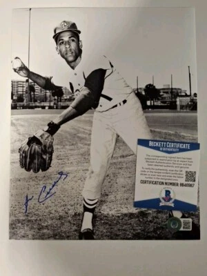 Foto autografiada firmada por José Cardenal 8X10 certificado de autenticidad Bas Beckett BB46987 Foto 1 de 2