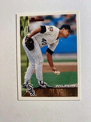 1995 BOWMAN #412 WILSON ALVAREZ NM-MT MLB BASEBALL CARD - Image 1 of 2