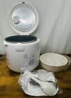 Tayama Automatic Rice Cooker & Food Steamer 10 Cup White TRC-10R