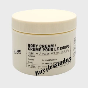 Le Labo Body Cream Hinoki 8.3 oz / 250 ml New - Picture 1 of 3