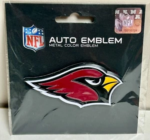 Arizona Cardinals NFL Fanmats 3D Metall Farbe Auto Emblem Auto Truck Brandneu NOS - Bild 1 von 1