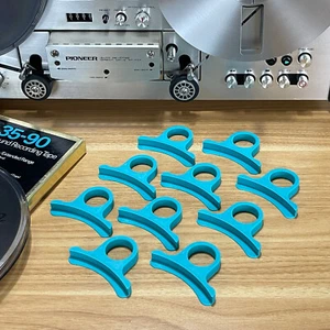 7 Inch Reel to Reel Tape Winding Retaining Clips - 12 Pack - Picture 1 of 5
