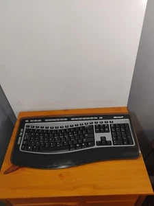 Microsoft Wireless Laser Desktop Keyboard 6000 V3 Keyboard ONLY Works, No Dongle - Picture 1 of 11