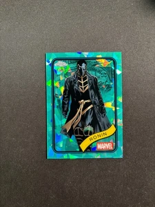 2025 Topps Chrome Marvel Sapphire Ronin Aqua 57/75 BJMY - Picture 1 of 2