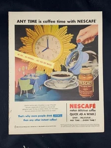 Magazine Ad* - 1948 - Nescafe Instant Coffee - Picture 1 of 1