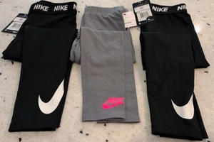 Nike Mädchen Leggings Paket, 3er Set Größe 6/6X - Bild 1 von 8