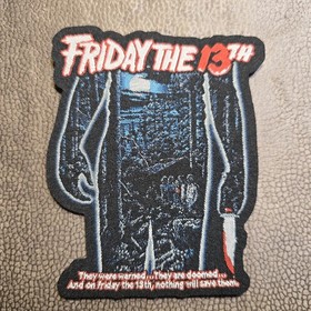 Friday The 13th WOVEN PATCH [NES Blu Ray Collection Mask Action Figure Funko]