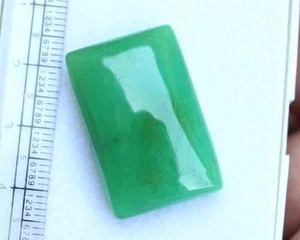 42.00 Ct Natural Chrysoprase 18.5*28 mm Cushion Cabochon Loose Gemstone - Picture 1 of 4