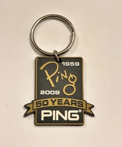 PING 50 Year Anniversary Golf Keychain (1959-2009) Golf Club Advertising - Picture 1 of 6