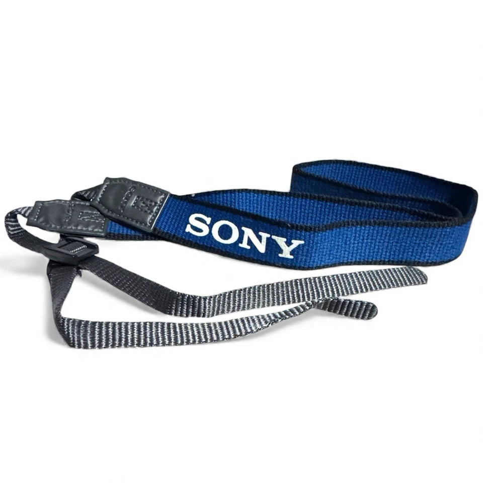 VTG Genuine OEM Sony 1" Wide Camera Shoulder/Neck Strap Handycam - Blue - Image 1 of 1
