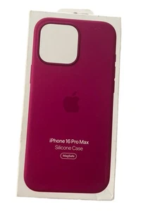 Original Apple Silicone MagSafe & Camera Control Apple iPhone 16 Pro Max Fuchsia - Picture 1 of 1
