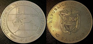Panama - 10 balboas 1978 - traité du Canal du panama KM#53a - Picture 1 of 1