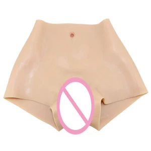 Travesti de silicona vagina falso femenino vagina panty transgénero ropa interior Gaff - Imagen 1 de 12