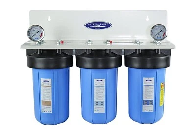 Filtro de agua compacto para toda la casa Crystal Quest, alcalinizante (2-4 GPM) Foto 1 de 3