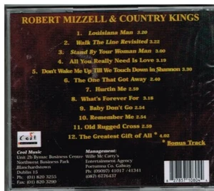 ROBERT MIZZELL & COUNTRY KINGS - Brand NEW CD "LOUISIANA MAN" - Irish Country - Picture 1 of 2