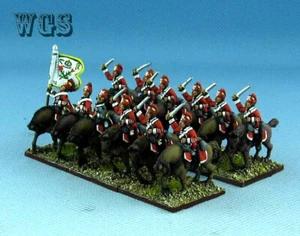 15 mm SYW Guerra de los Siete Años WGS pintado British Light Dragons (12 figuras) BB1 - Imagen 1 de 5