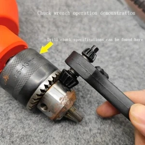 Key Chuck Drill Ratchet Spanner Wrench Tool Dual-head Hand Drill 2 in 1 - Picture 1 of 6