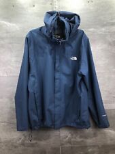 North Face Men's Packable Jacket Waterproof Windproof Coat - Navy - Size XL