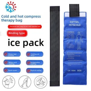 Ankle Ice Pack and Wrap - Reusable Hot Cold Compress for Ankle Swelling and Pai⊥ - Picture 1 of 21