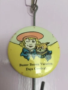 Vintage BUSTER BROWN Carnival Days Hook 1948 Wall Decor - Picture 1 of 3