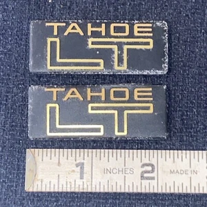 1991 - 1994 Chevrolet Tahoe LT emblema lateral insignia logotipo chevy fabricante de equipos originales - Imagen 1 de 4