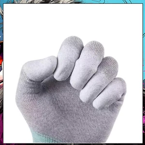 🧤 Heat Resistant Anti-Static ESD Rubber Tip Gloves ✨ Phone Electronic Repairs - Picture 1 of 3