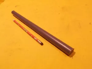 "VARILLA UHMW PLÁSTICA MECANIZABLE LLENA DE ACEITE GRIS 3/4"" OD x 12"" - Imagen 1 de 1