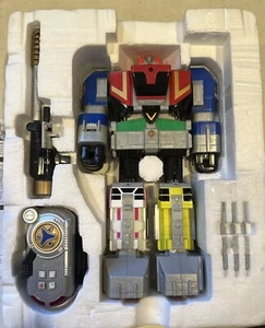 ! Bandai Power Rangers Deluxe Carga Omega Megazord Con Papeleo No Funciona - Imagen 1 de 12