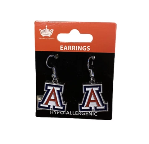 Aminco Officially Licensed Arizona Wildcats Dangle Earrings NCAA Cover