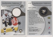 2005-06 SP Game Used Edition Authentic Fabrics Mario Lemieux #AF-ML HOF