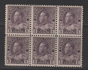 CANADA # 112 Block of 6 */** - Picture 1 of 1